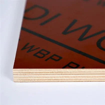 Contraplacado revestido com película castanha de 18 mm